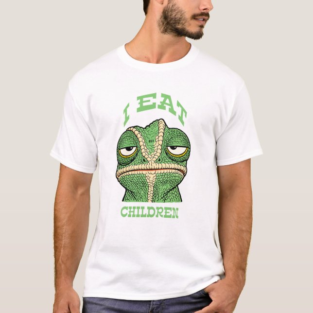 Camiseta Eu Como Crianças (Frente)
