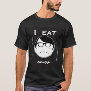 Camiseta Eu como Emos