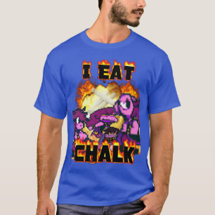 Camiseta Eu Como Giz Susie Deltarune presente engraçado