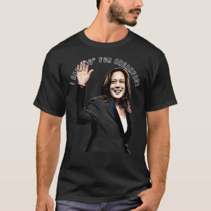 Camiseta EU COMO NÃO PARA O CAFÉ DA MANHÃ, Kamala Harris Cl