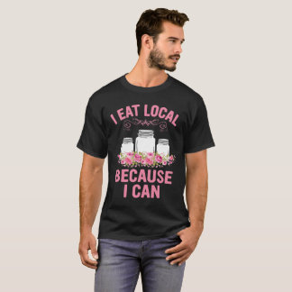 Camiseta Eu como o local porque eu posso estação de