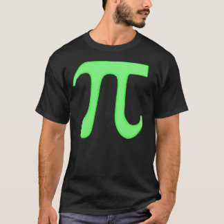 Camiseta Eu como o Pi para o pequeno almoço