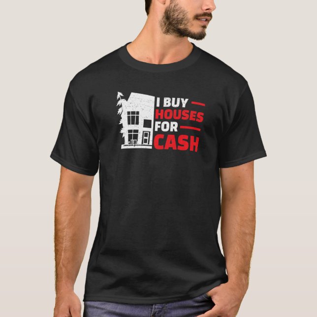 Camiseta Eu Comprar Casas Imobiliárias Influenciando Humor  (Frente)