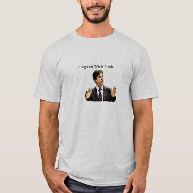 Camiseta Eu concordo com o Nick (Frente)