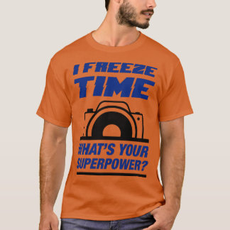 Camiseta Eu congelo tempo