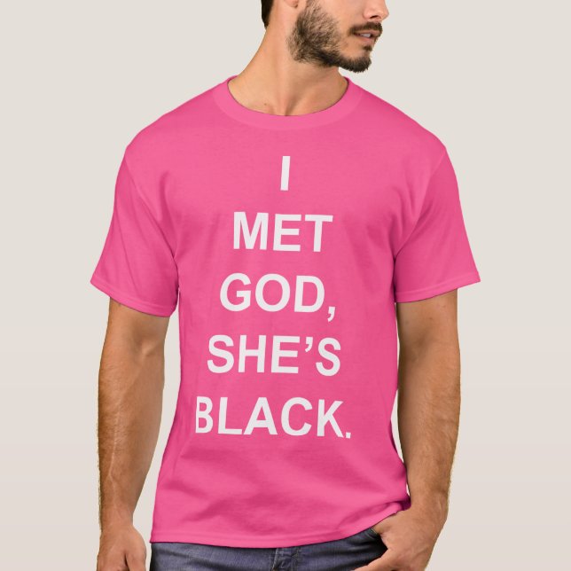 Camiseta Eu Conheci Deus Blk. (Frente)