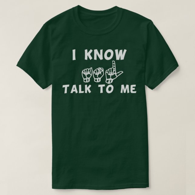 Camiseta Eu conheço a ASL (Frente do Design)
