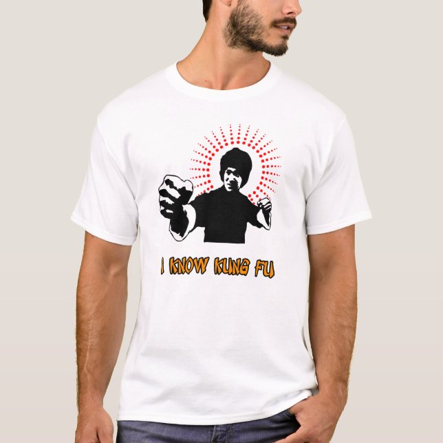 Camiseta Eu conheço Kung Fu (Frente)