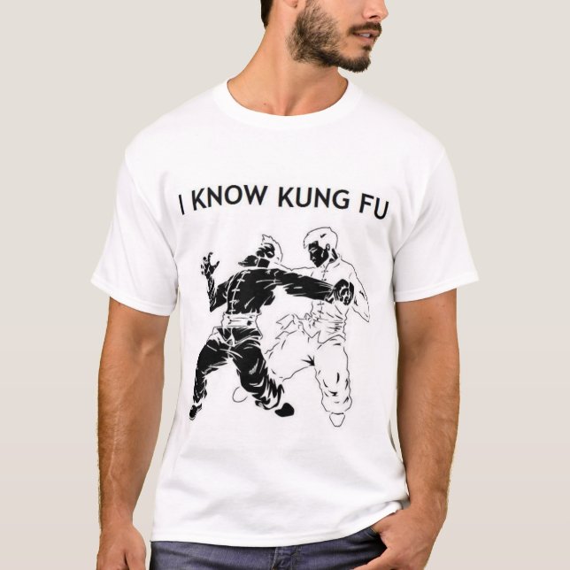 Camiseta Eu conheço Kung Fu (Frente)
