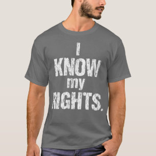Camiseta Eu conheço os meus direitos de liberdade2907