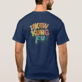 Camiseta Eu Conheço T-Shirts Design do Kung Fu