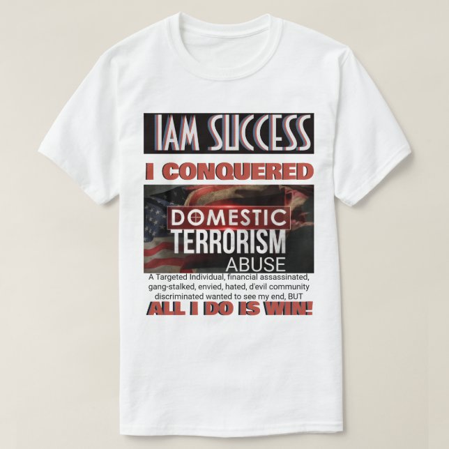 CAMISETA EU CONQUISTEI (Frente do Design)