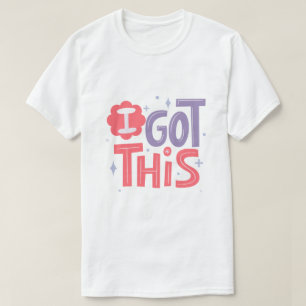 Camiseta Eu Consegui Confiança Motivacional Tipografia
