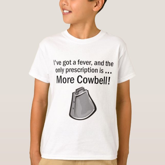 Camiseta Eu consegui ter mais Cowbell (Frente)