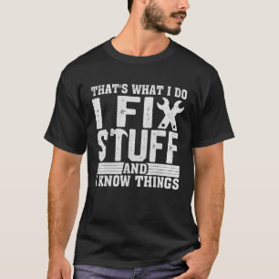 Camiseta Eu Conserto Coisas Engenheiro Mecânico Divertido E