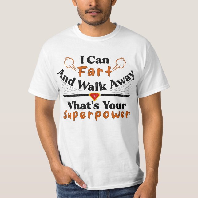 Camiseta Eu consigo me afastar do que é seu superpoder (Frente)