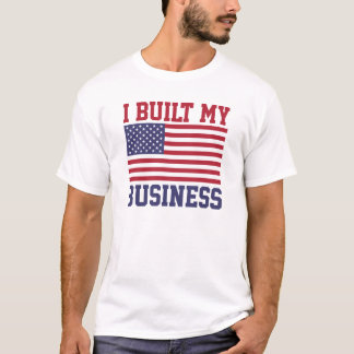 Camiseta Eu construí meus t-shirt do negócio