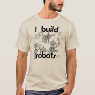 Camiseta Eu construo robôs