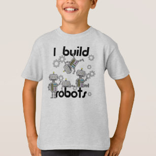 Camiseta Eu construo robôs