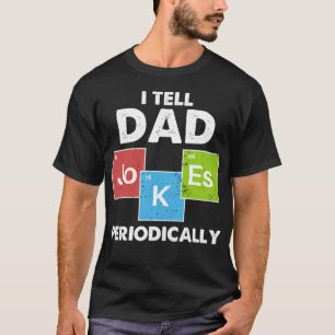 Camiseta Eu conto piadas para o papai Periodicamente