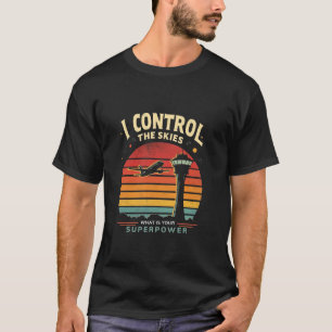 CAMISETA EU CONTROLO OS CÉUS QUAL É SEU SUPERPODER