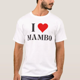 Camiseta Eu coração Mambo T-Shirt