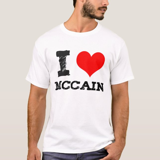 Camiseta Eu-Coração-Mccain (Frente)