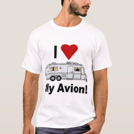 Camiseta Eu coração meu avião