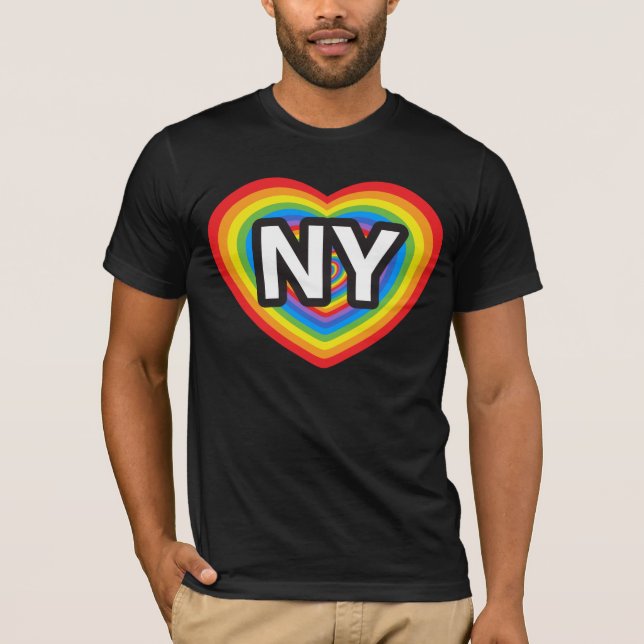 Camiseta Eu coração NY (Frente)