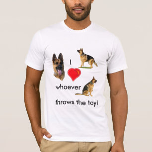 Camiseta Eu coração quem quer que jogo o brinquedo