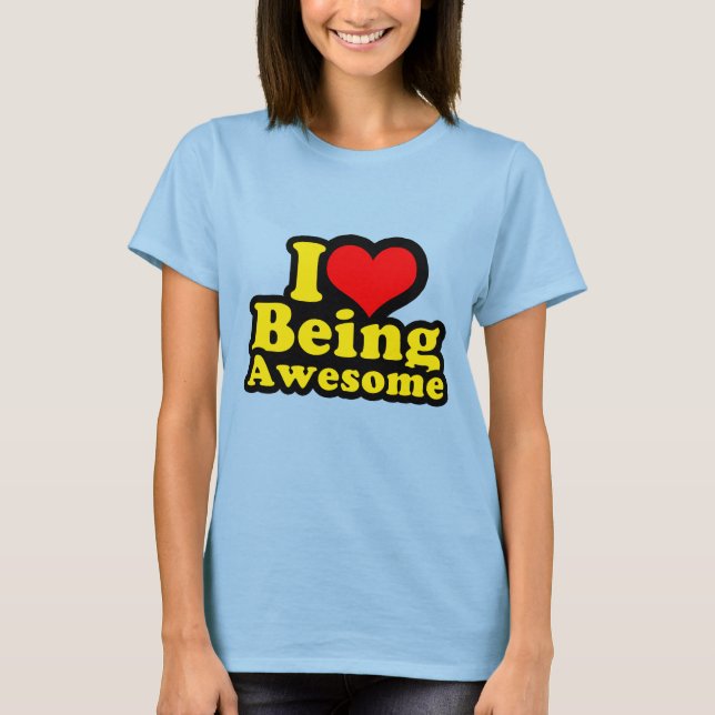 Camiseta Eu Coração Ser Incrível (Frente)