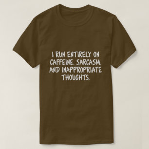 Camiseta Eu corro completamente...