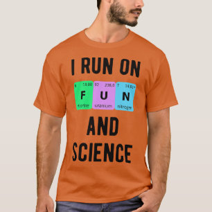 Camiseta Eu Corro Em Diversão E Ciência II
