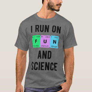 Camiseta Eu Corro Em Diversão E Ciência II