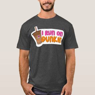 Camiseta Eu corro em Dunkin 