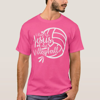 Camiseta Eu Corro Em Jesus E Voleibol