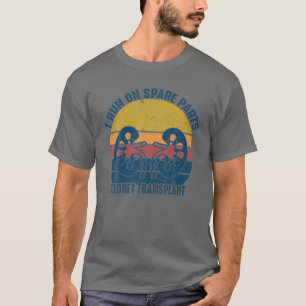 Camiseta Eu Corro Em Peças Sobressalentes Transplante De R