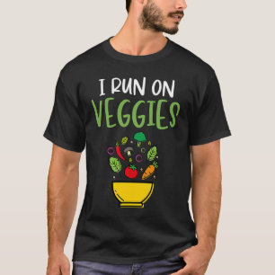 Camiseta Eu Corro Em Veggg Humor Vegan Vegetarian Runner Ve