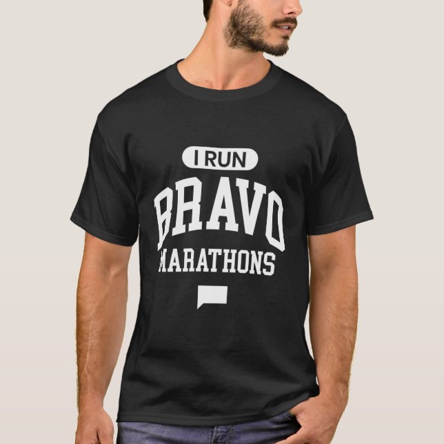 Camiseta Eu corro maratonas Bravo (Frente)