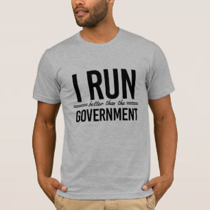 Camiseta Eu corro melhor que o governo - -