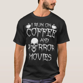 Camiseta Eu Corro No Café E No Horror