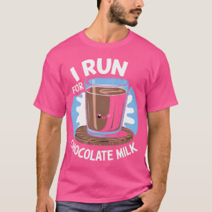 Camiseta Eu Corro Por Chocolate Leite Correndo