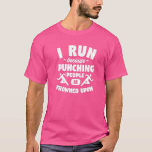 Camiseta Eu Corro Porque Punir Pessoas É Confrontado Com Ma