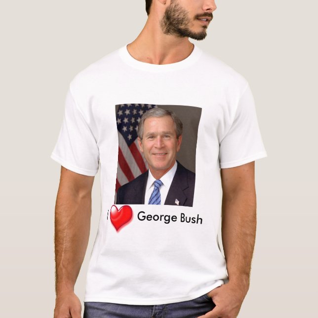Camiseta Eu corto George Bush (Frente)