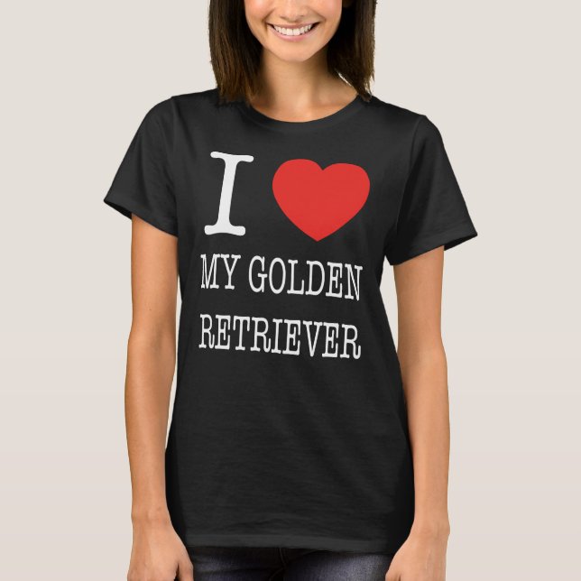 Camiseta Eu Corto Meu Ouro Retriever (Frente)