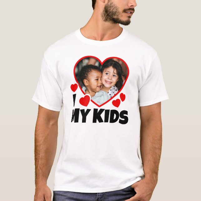 Camiseta Eu Corto Meus Filhos Foto Personalizada (Frente)