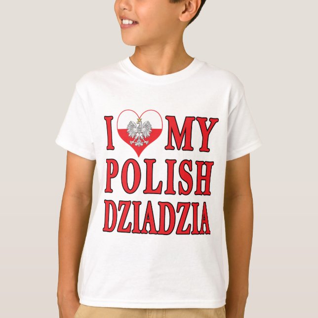 Camiseta Eu Corto Minha Dziadzia Polonesa (Frente)