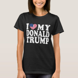 Camiseta Eu Corto O Meu Donald Trump Para O Presidente 2024