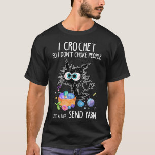 Camiseta Eu corto, para que eu não engole Pessoas salvem um
