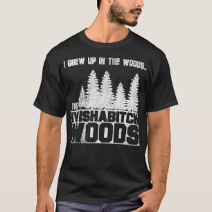 Camiseta Eu cresci na floresta e desejo um bosque